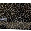 Gifts And Artefacts 30 x 72 Inches Black Agate Stone Rectangle Shape Dining Table Top Resin Art with Semi Precious Gemstone Counter Top Slab for