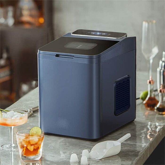 DINGZZ Student Mini Ice Maker Milk Tea Shop Commercial Ice Maker Crushed Or In Shavings Ice Cool Iced Drinks