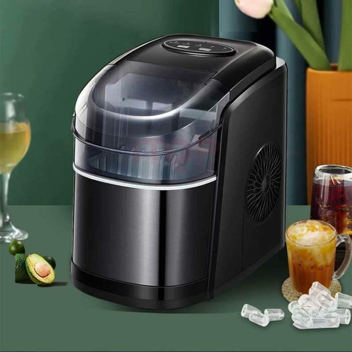 ZBJHY Electric Ice Maker 7-15mins Fast Icing Ice Cube Making Machine Commercial Ice Cube Machine