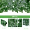 AGJIDSO Artificial Ivy Fence Screening, 3m x 1m (2*3x0.5m) Artificial Hedge Roll, Privacy Fence Screen Artificial Hedge Screening for Garden, Bal
