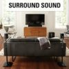 Sanus WSSA2-B2 Height Adjustable Wireless Speaker Stand in Pair for SONOS ONE PLAY: 1 and PLAY: 3 - Black