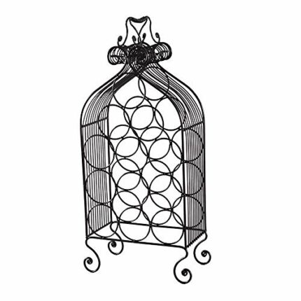 PIBM Wine Bottle Decoration Office Study Decoration Living Room Decoration Ornaments Wrought Iron Wine Rack Decoration Living Room Home Wine Rack