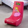 X-Rocker Super Mario Bros Nintendo Video Rocker Gaming Chair for Juniors, Folding Rocking Seat Licensed Official Nintendo Gaming Chair, Faux Leat