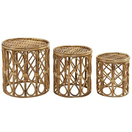 DKD Home Decor Set of 3 Tables, Estándar