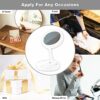ROSEBEAR Makeup Mirror With LED Light, Vanity Mirror 1/10X Magnification Mirror, Cosmetic Mirror Foldable Mirror for Travel Battery and USB Power