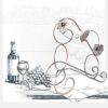 NEOCHY Wine Rack, European-Style Modern Minimalist Living Room Wine Rack Decoration Home Wine Rack