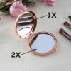 Cawnefil 70th Birthday Gifts for Women Rose Gold Compact Makeup Mirror Happy 70 Birthday Gift Ideas for Women 70th Birthday Gift for Aunt Mom Gra