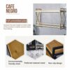 Stylish Simplicity Industrial Wall-Mounted Wine Racks Iron Metal Stylish Simplicity Wine Bottle Racks and Wine Racks Solid Wood Home and Kitchen