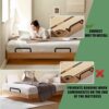 4 Pcs Mattress Slide Stopper, Metal Mattress Retainer Bar for Adjustable Beds, Mattress Holder in Place to Keep Mattress from Sliding, Metal Matt