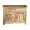Artisan Furniture Classic Small Sideboard with Two Drawers, Mango Wood, Brown, One Size