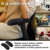 FERCAISH 2 Pcs Office Chair Arm Covers, Removable and Durable Elastic Wheelchair Arm Rest Slipcovers - Washable Sponge Armrest Pads for Home Offi