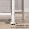 Somdot Chest of Drawers for Bedroom with 5 Drawers, Wide Storage Unit with Removable Fabric Bins for Wardrobe Closet Bedside Nursery Living Room