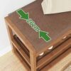 Clothes rack bamboo, coat rack with bench, clothes rack with 5 hooks and shoe rack, multi-purpose open clothes rail wood for hallway living room,
