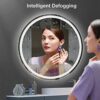 Wall Mounted Illuminated Led Bathroom Mirror with Demister, Dimming Function, and Touch Sensor Switch for Makeup Cosmetic Shaving, Led, 80CM
