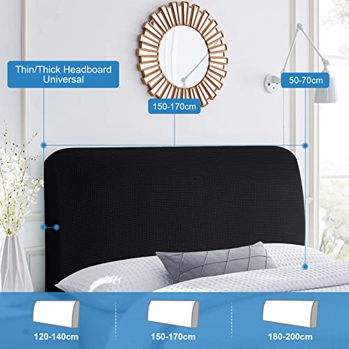 TAOCOCO Bed Headboard Cover, King Size Head Board Cover,Dustproof All-inclusive Elastic Headboard Protection cover, Spandex Jacquard Headboard Co
