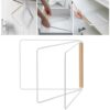 ARFUKA Hand Towel Holder Standing Fodable Towel Rack Headband Holder 3 Tier Tower Bar for Bathroom Kitchen Vanity Countertop White