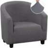 Tub Chair Covers for Armchairs, Armchair Covers Stretch Tub Chair Cover Removable Washable Sofa Couch Cover for Bar Counter Living Room Reception