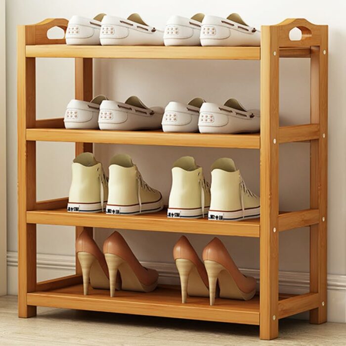 plplaaoo Shoe Rack,Shoe Racks Storage,Shoe Shelf, Bamboo Shoe Rack,Multi Layer Shoe Rack,Large Capacity Durable Shoe Storage Rack,for Bedroom,Dor