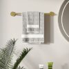 Fixsen 18-inch Gold Single Towel Bar Towel Rack Hand Towel Holder Stainless Steel and Zinc Alloy 1pc for Kitchen and Bathroom Wall Mount Heavy Du