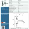 Bristan N 1/2 C CD 1901 Basin Pillar Taps, Chrome