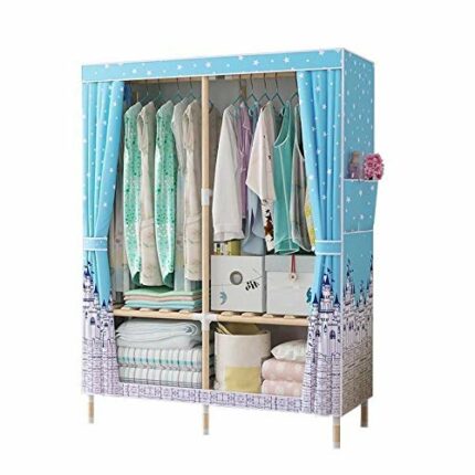 JYDQM Minimalist Wardrobe Storage Cabinet Closet Bedroom Furniture Wardrobe Fabric Wardrobe Closet