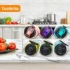 Water Bottle Organizer,Water Bottle Holder for Cabinet,Stackable Cup Organizer Plastic Fridge Wine Racks for Kitchen Countertop Freezer Pantry Or