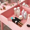 DINGZZ Nordic Dressing Table Bedroom Economy Type Simple Floating Window Small Apartment Multi-functional Makeup