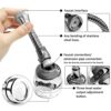 Movable Kitchen Sink Tap Spray Head, 360° Rotatable Anti-Splash Faucet Extender with Hose, Sprayer Head Faucet Sprayer Attachment with 3 Modes fo