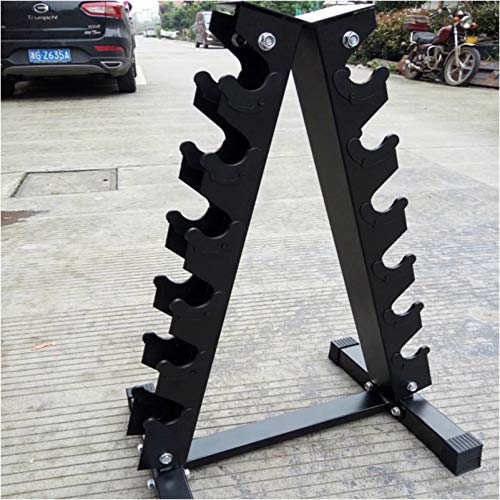 ZXYWW Weight Racks Strength Training Equipment, 6 Tier Dumbbell Rack Plate Trees for Home Gym Weight Lifting, Load-Bearing 880Lb