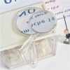 SKY Creation Makeup Hand Mirror, Double-Sided Handheld Mirror 1X/3X Magnifying Mirror with Handle, Wall mounted Mirror, (Crystal Clear) 5.7" X 10