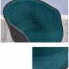 EYHLKM Case for Dining Chair, Study Chair, Fabric, Balcony, Leisure Backrest, Handrail, Metal, for Negotiations (Color : Argento)