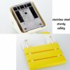 Bath Stools,Shower Stool Folding Wall Stool Bathroom Shower Stool Folding Chair Aisle Chair Wall Mounted Elderly/Disabled Anti-Slip Shower Chair