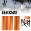 Director Chair Cover, Portable Folding Chairs Cover Kit, 1 Pcs Director Chair Canvas Replacement Seat Cloth Casual for Directors Chairs Home Furn