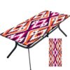 Tablecloth for Folding Table, boho Picnic Table Cover, Waterproof Fitted Table Covers for 6 Foot Tables, Elastic Rim Plastic Table Cover for Picn