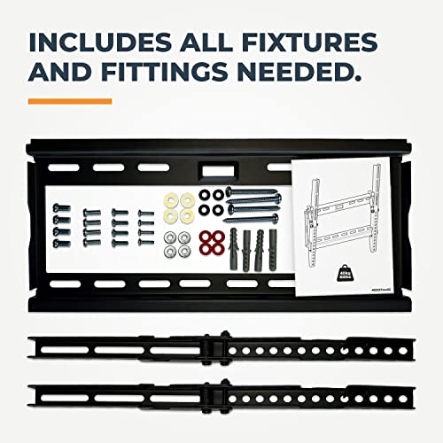 MAHARA Tilting TV Wall Bracket - Wall Mount for TVs 26 – 55 Inches - TV Brackets with VESA Wall Mount Compatibility 50x50mm – 400x400mm - TV Wall