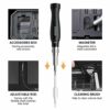 Adjustable Precision Screwdriver Set, Laptop Scredriver, JAKEMY 164 in 1 Professional Computer Screwdriver Repair Tool Kit with T5 T6 Torx Screwd