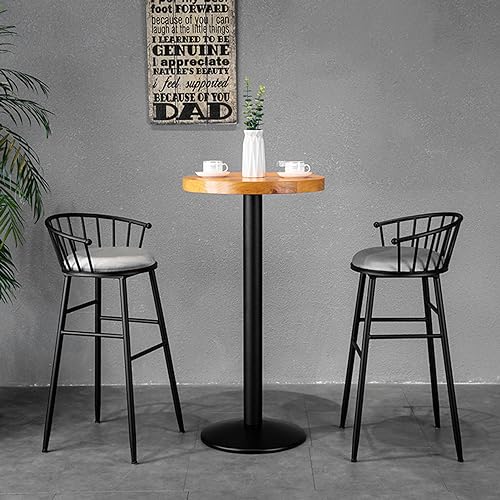 Bar Stools Set of 2, Velvet Bar Height Chairs with Back Upholstered Kitchen Counter Stools Modern Barstools for Breakfast Dining Room Living Room