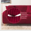Foam Stick For Stretch Sofa Slipcover, Tuck Grips Couch Cover Fasteners Elastic Foam Strip Changeable Shape, Non Skid Foam For Recliner Slipcover