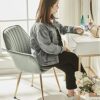 dining chair Dining Chairs Set - Corner Kitchen Counter Chairs, Dining Chairs Kitchen Chairs Set of 4 Living Room Side Sofa Chairs with Flannel F