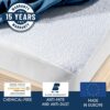 Waterproof Mattress Protector Cot Bed 70 x 140 cm by Dreamzie (Made in EU and OEKO TEX) - Mattress Protector 18cm Deep (2ft 3,5ft x 4ft 9")