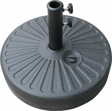 AIRWAVE Garden Cover or Set of Base Weights for Banana Cantilever 3M Parasols (Round Base Weight)