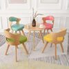 dining chair Modern Dressing Chair for Makeup Room, Comfortable Restaurant Dining Chairs, Backrest Stool Coffee Shop Hotel Beauty Shop Reception