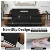 Easy-Going Recliner Sofa Cover, Reversible Couch Cover for 3 Seat Recliner, Split Sofa Cover for Each Seat, Furniture Protector with Elastic Stra