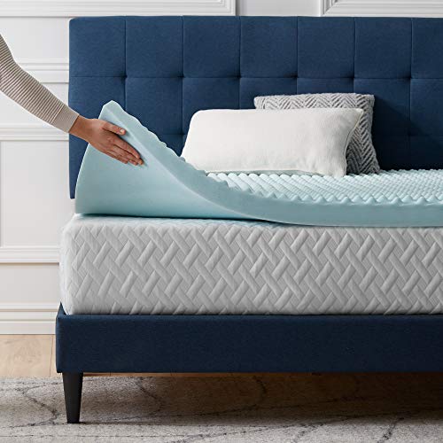 LUCID Domed Mattress Topper with Gel Memory Foam (5 cm)