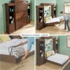 Adjustable Full Size Deluxe Murphy Bed Kit, Horizontal