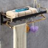 Stainless Steel Towel Rack Wall Mounted Bathroom，Bath Towel Bar Towel Rack Classic Wall-mounted Stainless Steel Bathroom Towel Rack