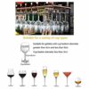 Stylish Simplicity Down Wine Rack Vintage Metal Minimalist Style Living Room Creative Display Storage Wine Rack Home Goblet Rack - Restaurant Kit