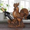 Yalych Home Kitchen Wine Racks Grape Wine Rack Decoration, Zodiac Chicken Resin Wine Tray, Wine Storage Rack, Creative Decoration Rack for Restau