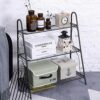 DINGZZ Simple Shoe Rack, Multi-layer Household Iron Shoe Cabinet Simple Assembly Dust Shoe Rack Black
