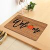 1PC Halloween Entrance Mat Pumpkin Letter Absorbent Doormat Non Slip Carpet 60x40cm Style2